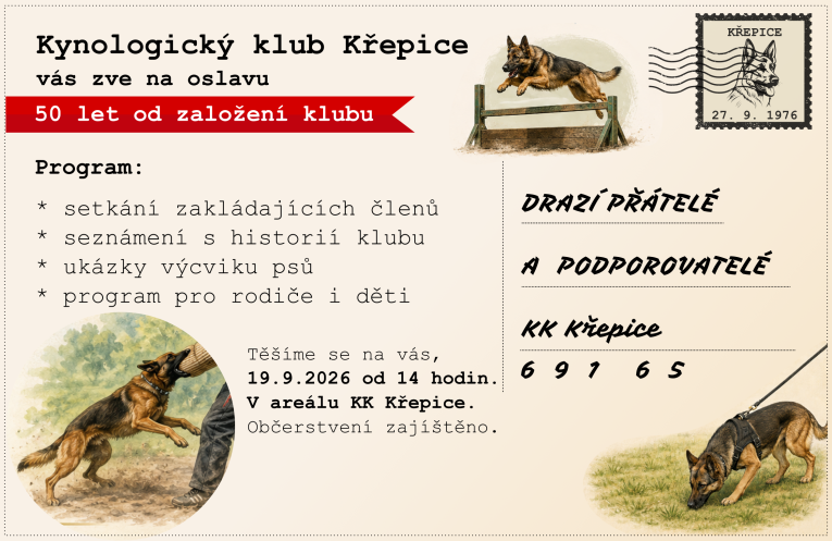 Pozvánka kynologové